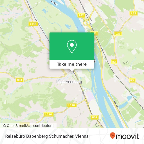 Reisebüro Babenberg Schumacher map