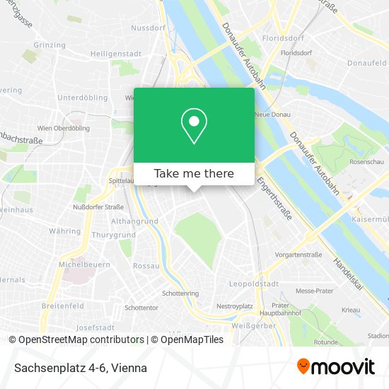 Sachsenplatz 4-6 map
