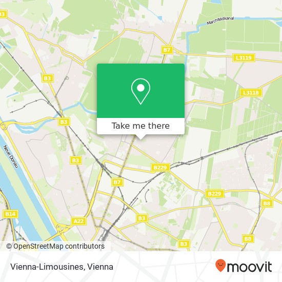 Vienna-Limousines map