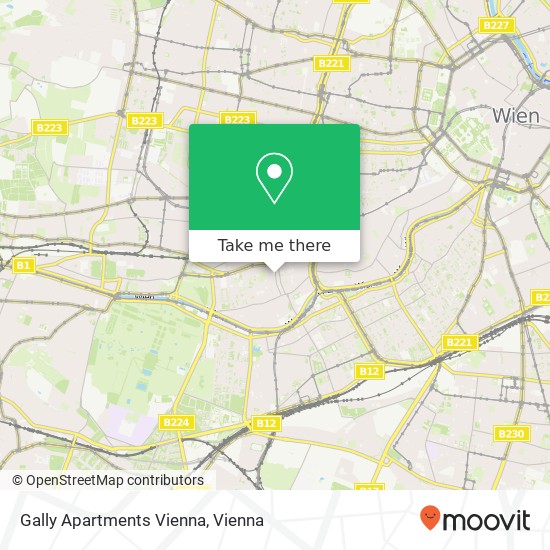 Gally Apartments Vienna map