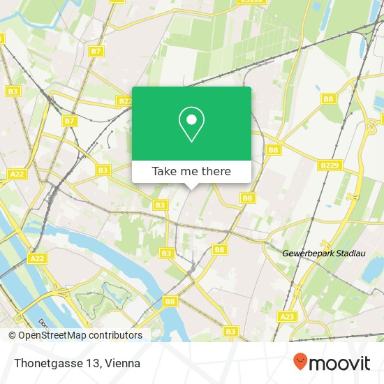 Thonetgasse 13 map