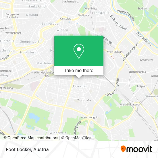 Foot Locker map