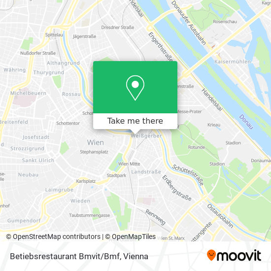 Betiebsrestaurant Bmvit/Bmf map