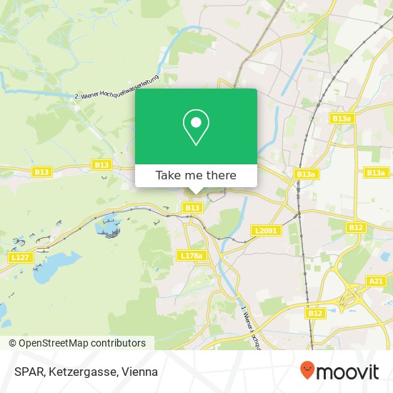 SPAR, Ketzergasse map