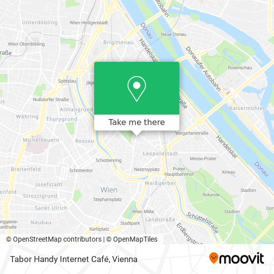 Tabor Handy Internet Café map