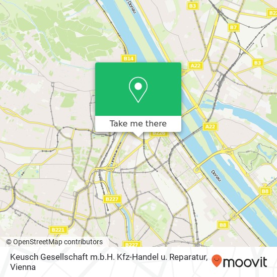 Keusch Gesellschaft m.b.H. Kfz-Handel u. Reparatur map