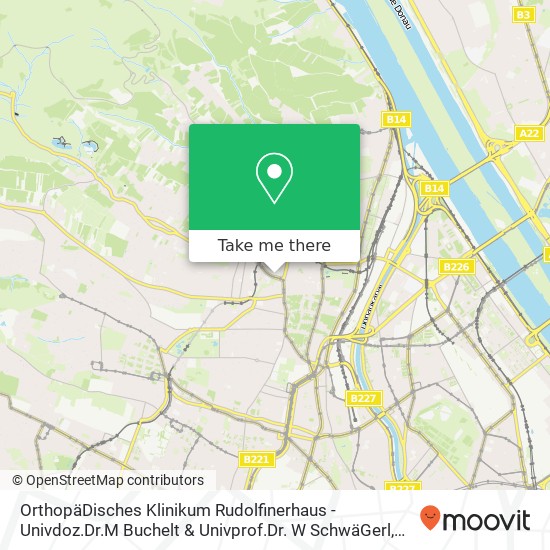 OrthopäDisches Klinikum Rudolfinerhaus - Univdoz.Dr.M Buchelt & Univprof.Dr. W SchwäGerl map