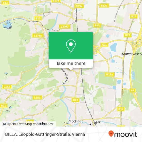 BILLA, Leopold-Gattringer-Straße map
