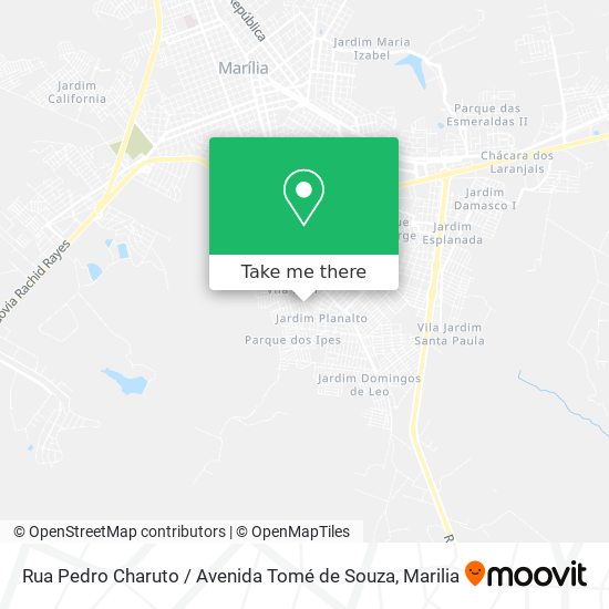 Rua Pedro Charuto / Avenida Tomé de Souza map