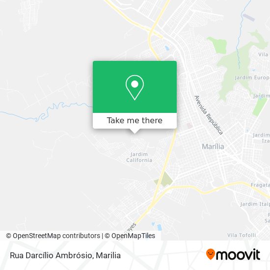 Mapa Rua Darcílio Ambrósio