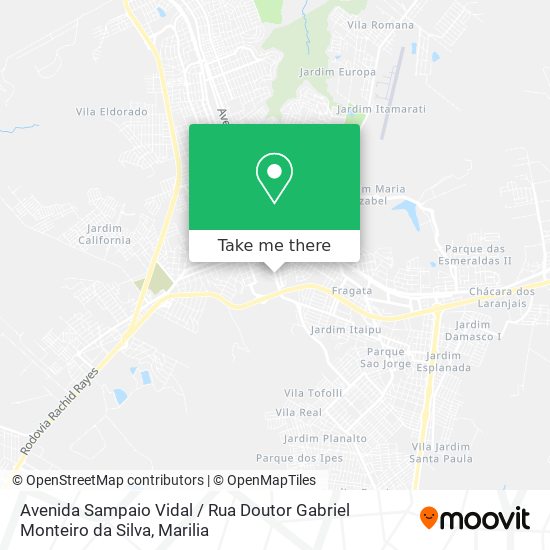 Avenida Sampaio Vidal / Rua Doutor Gabriel Monteiro da Silva map