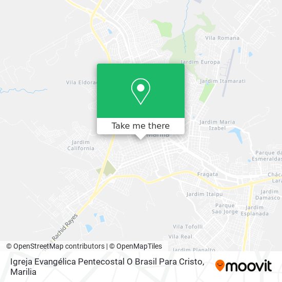 Igreja Evangélica Pentecostal O Brasil Para Cristo map