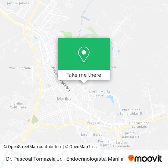 Dr. Pascoal Tomazela Jr. - Endocrinologista map