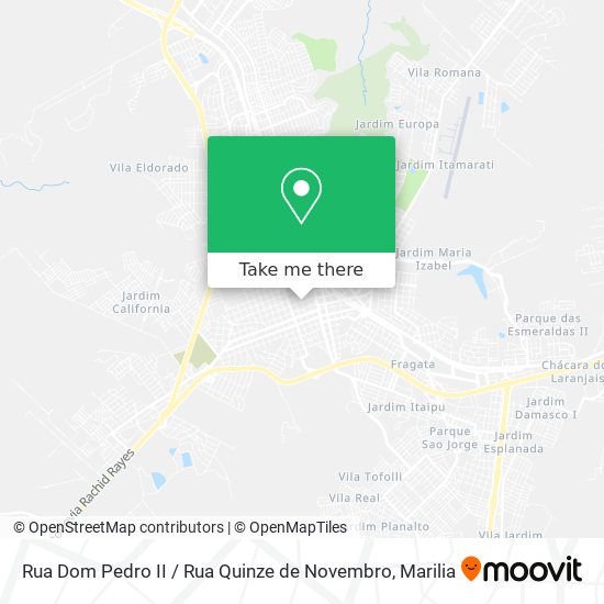 Rua Dom Pedro II / Rua Quinze de Novembro map