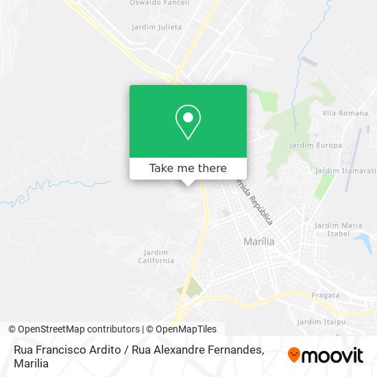 Rua Francisco Ardito / Rua Alexandre Fernandes map