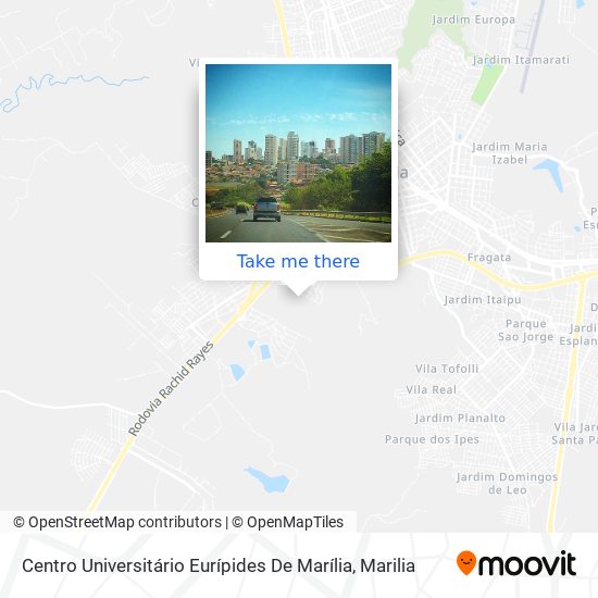 Centro Universitário Eurípides De Marília map