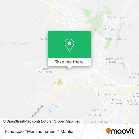 Mapa Fundação ""Mansão Ismael""