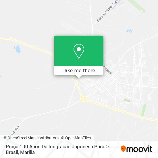 Praça 100 Anos Da Imigração Japonesa Para O Brasil map