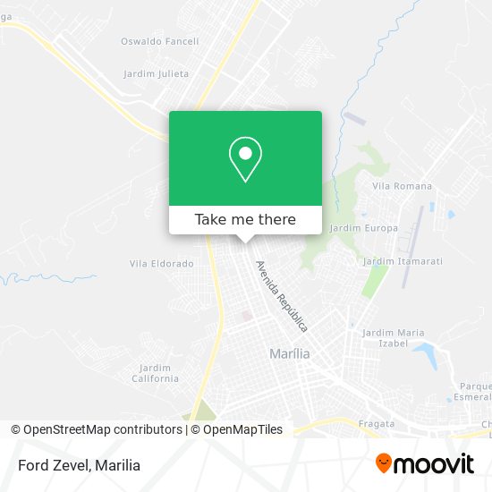 Ford Zevel map