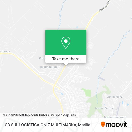 CD SUL LOGISTICA-ONIZ MULTIMARKA map