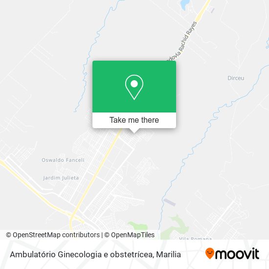 Ambulatório Ginecologia e obstetrícea map