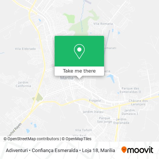 Adiventuri • Confiança Esmeralda • Loja 18 map