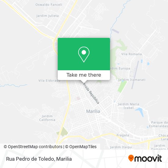 Rua Pedro de Toledo map