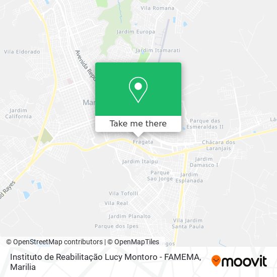 Instituto de Reabilitação Lucy Montoro - FAMEMA map