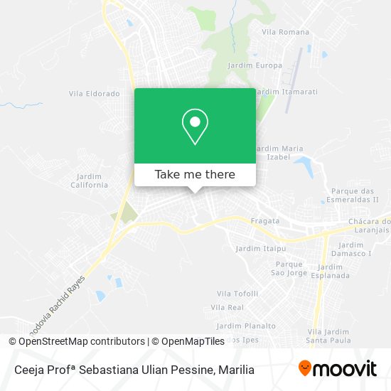 Mapa Ceeja Profª Sebastiana Ulian Pessine