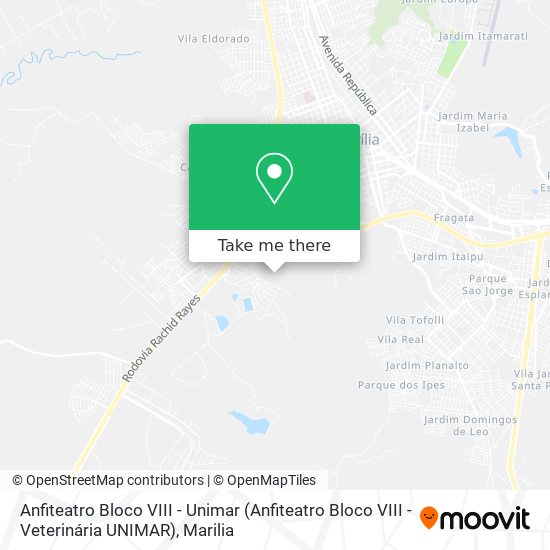 Anfiteatro Bloco VIII - Unimar (Anfiteatro Bloco VIII - Veterinária UNIMAR) map