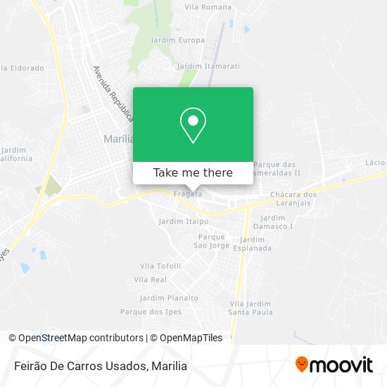 Feirão De Carros Usados map