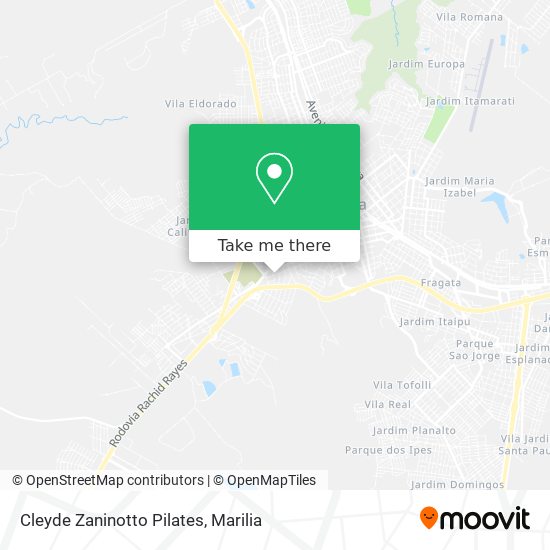 Cleyde Zaninotto Pilates map