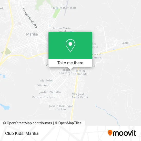 Club Kids map