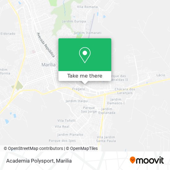 Mapa Academia Polysport