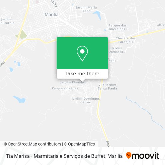 Tia Marisa - Marmitaria e Serviços de Buffet map