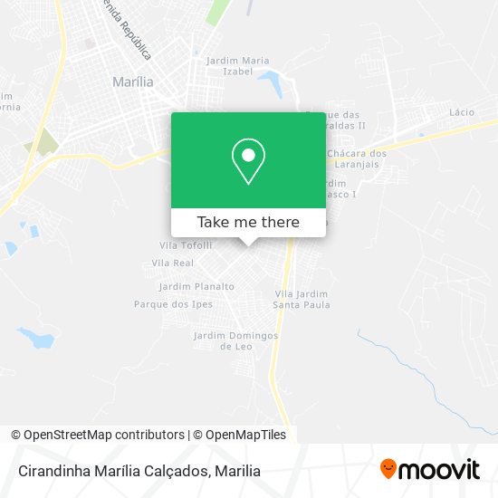 Cirandinha Marília Calçados map