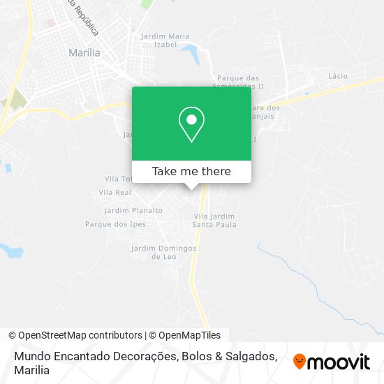 Mundo Encantado Decorações, Bolos & Salgados map