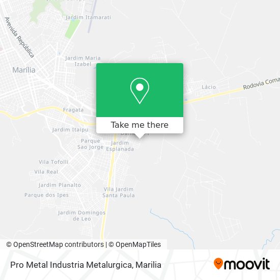 Pro Metal Industria Metalurgica map