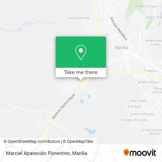 Marciel Aparecido Florentino map