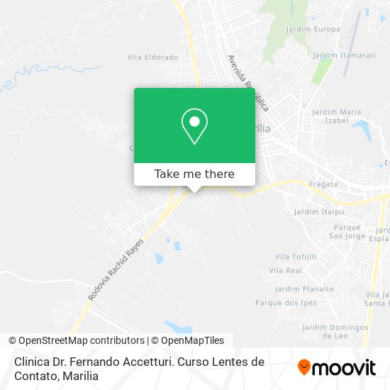 Clinica Dr. Fernando Accetturi. Curso Lentes de Contato map