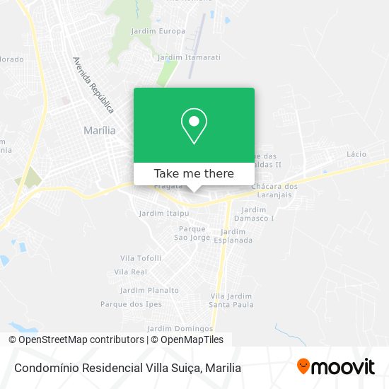 Mapa Condomínio Residencial Villa Suiça