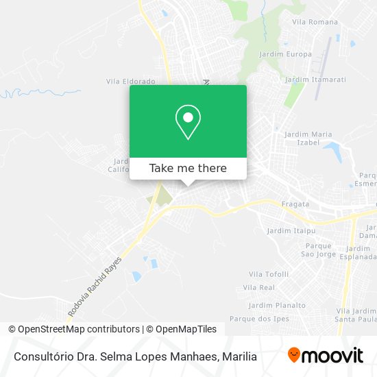 Consultório Dra. Selma Lopes Manhaes map