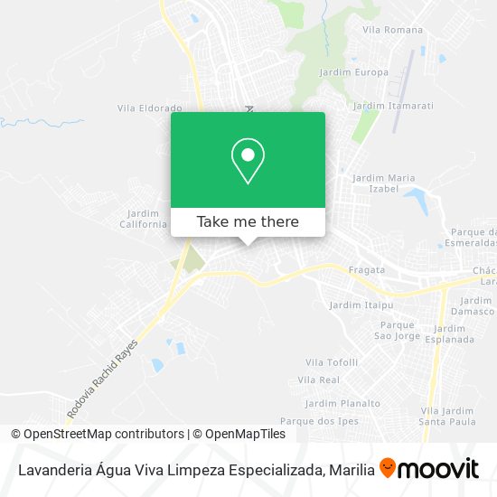 Lavanderia Água Viva Limpeza Especializada map