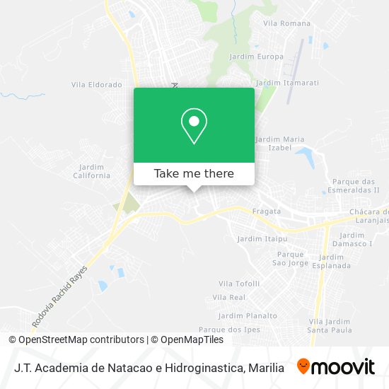 J.T. Academia de Natacao e Hidroginastica map