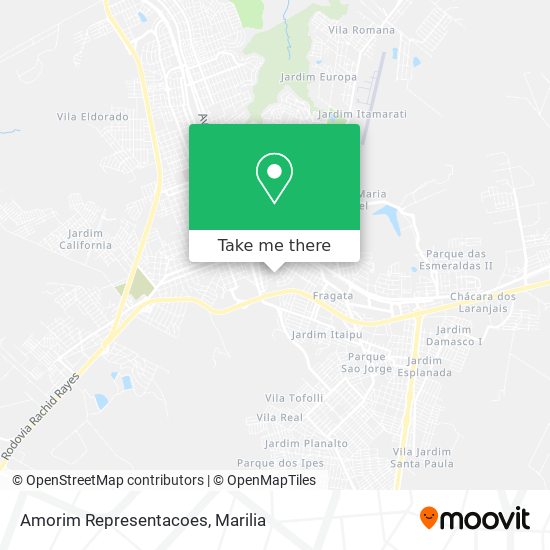 Amorim Representacoes map