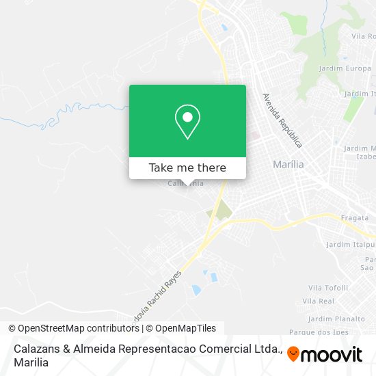 Calazans & Almeida Representacao Comercial Ltda. map