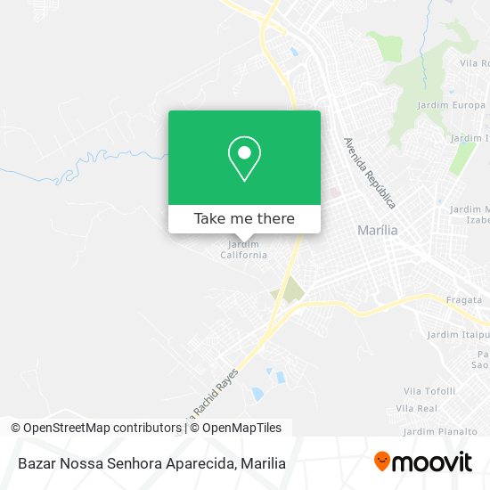 Mapa Bazar Nossa Senhora Aparecida