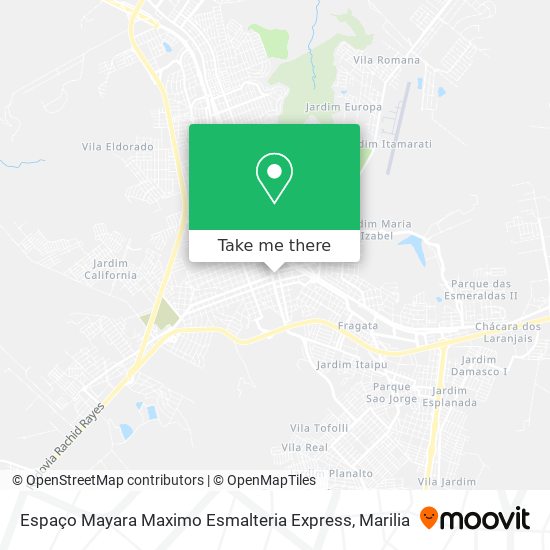 Espaço Mayara Maximo Esmalteria Express map