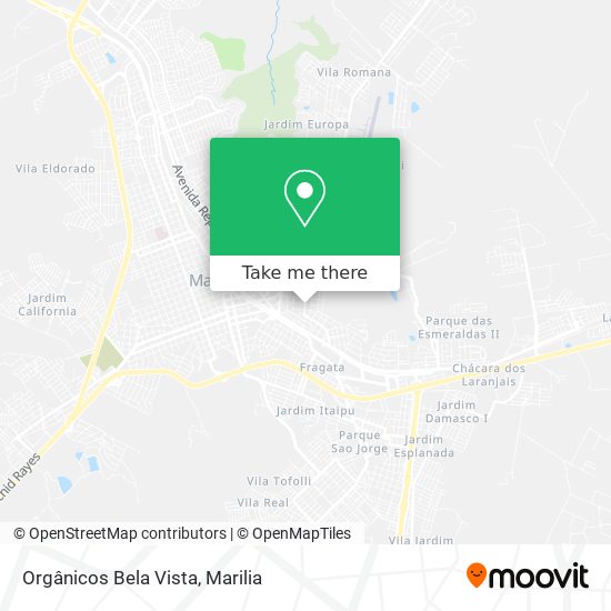 Orgânicos Bela Vista map