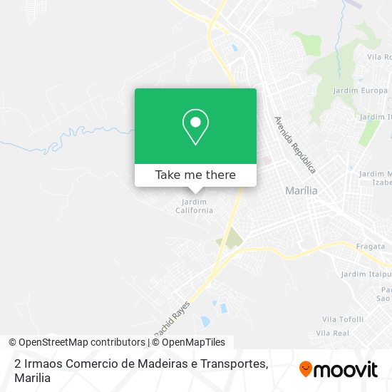 2 Irmaos Comercio de Madeiras e Transportes map